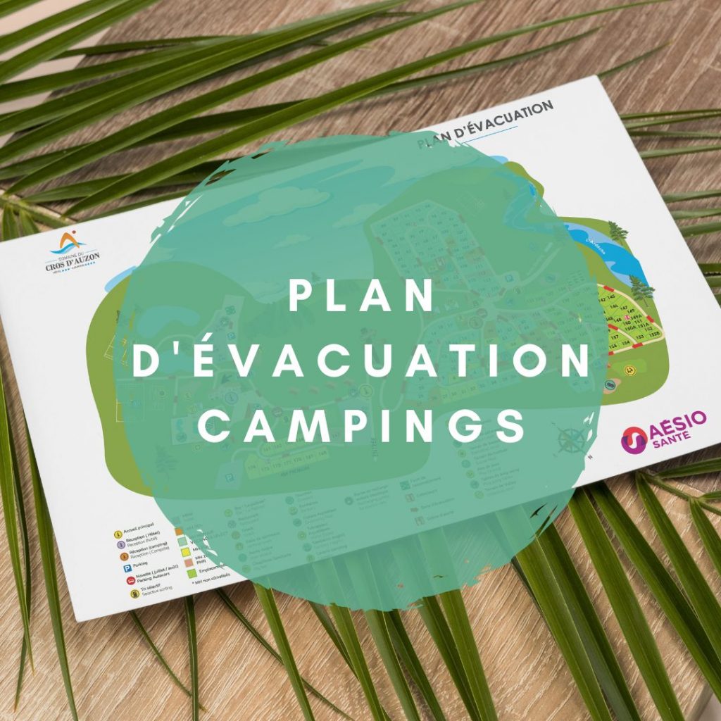 Création de plan d'évacuation pour campings
