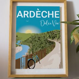 Poster Dolce Via Ardèche