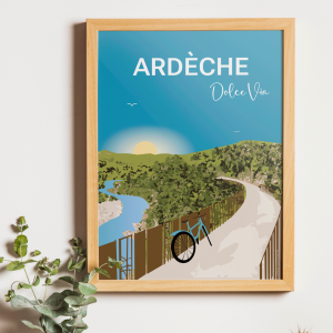 Poster DOLCE VIA Ardèche