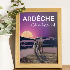 Poster Col de l'escrinet - Ardèche