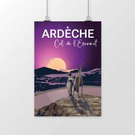 Poster Col de l’escrinet – Ardèche