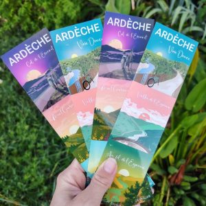 Marque-Page Recto verso 6 illustrations ARDECHE