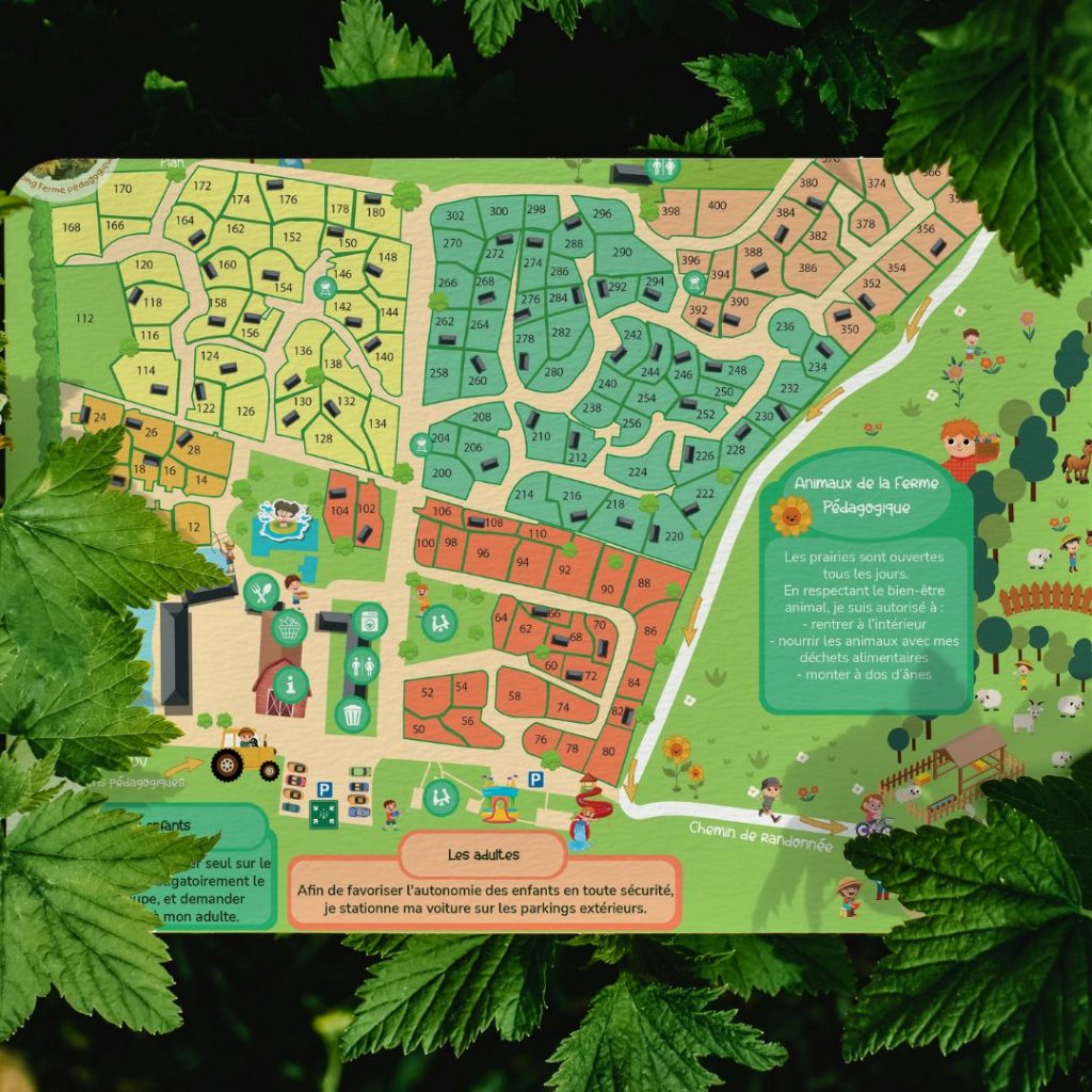 Plan Camping Ferme de Prunay