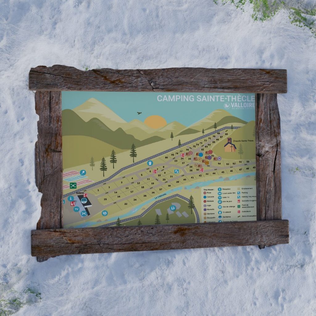 Plan Camping Saint-Thècle