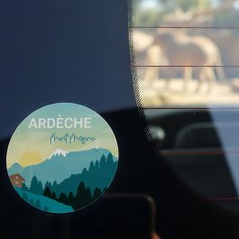 Autocollant extérieur 7.5cm Mont Mézenc