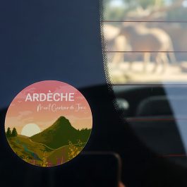 Autocollant extérieur 7.5cm Mont Gerbier de Jonc