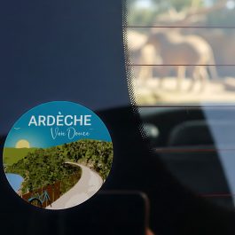 Autocollant extérieur 7.5cm Voie Douce