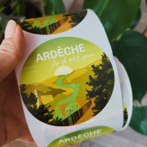 autocollant Au fil de l eyrieux