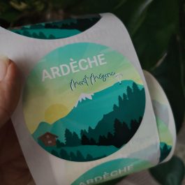 Autocollant extérieur 7.5cm Mont Mézenc
