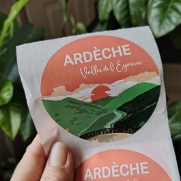 Autocollant extérieur 7.5cm Vallée de l&rsquo;Eyrieux