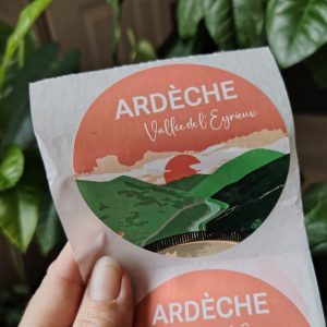 autocollant Vallée de l eyrieux