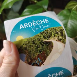 Autocollant extérieur 7.5cm Voie Douce