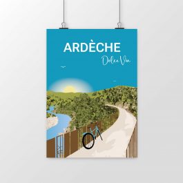 Poster Dolce Via- Ardèche
