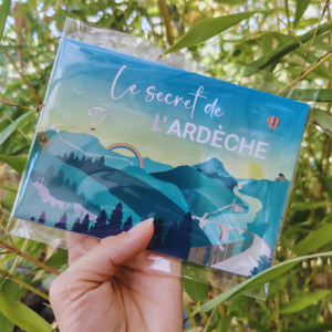 Jeu Le secret de l'Ardèche et cartes postales Ardèche